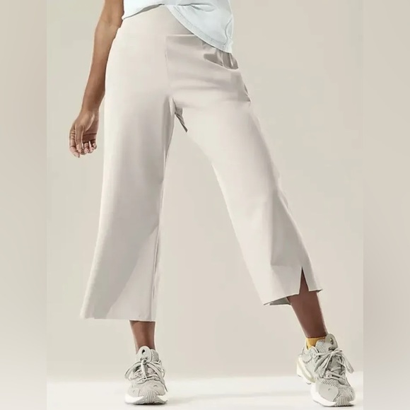 Athleta Pants - ATHLETA Cosmic Crop Beige